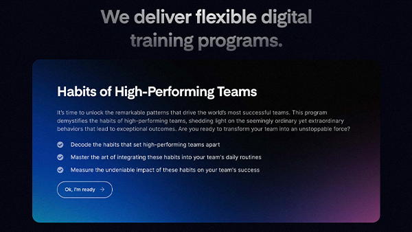 Digital Training Programs | Erik Kruger
