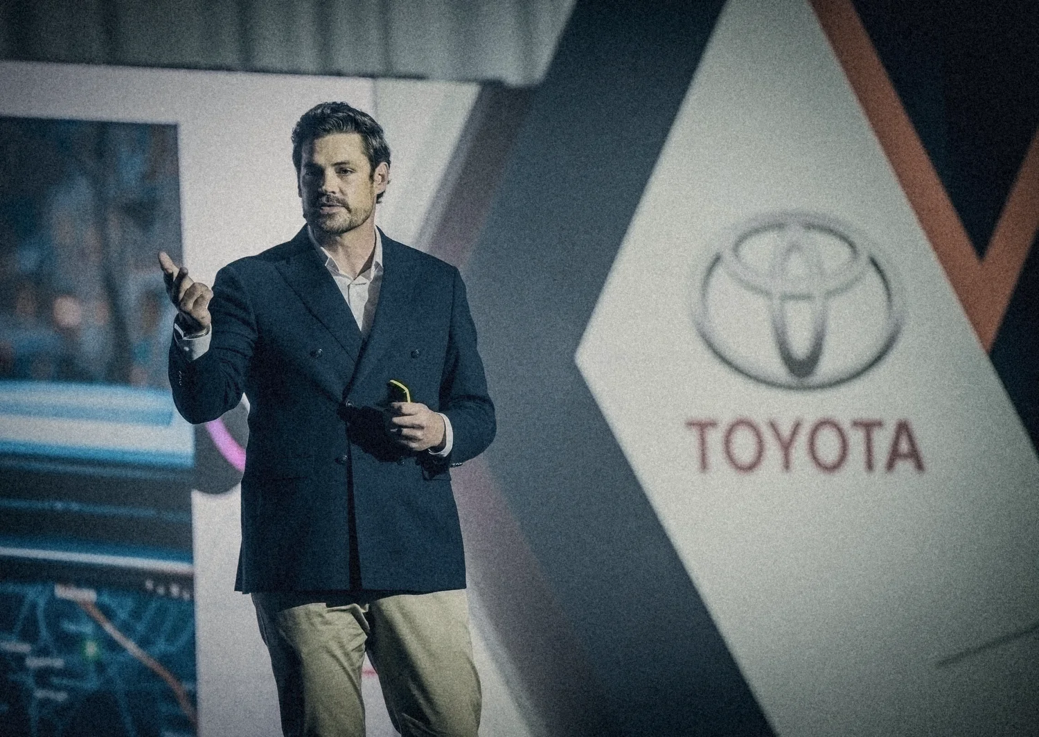 Erik Kruger speaking at the Toyota Leadership Conference